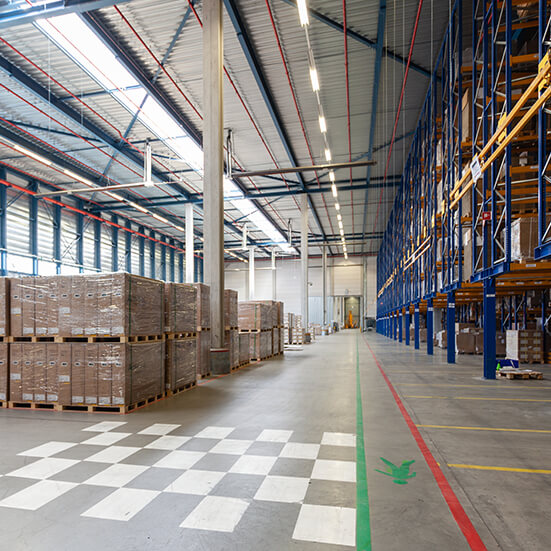 High-bay storage with WMS